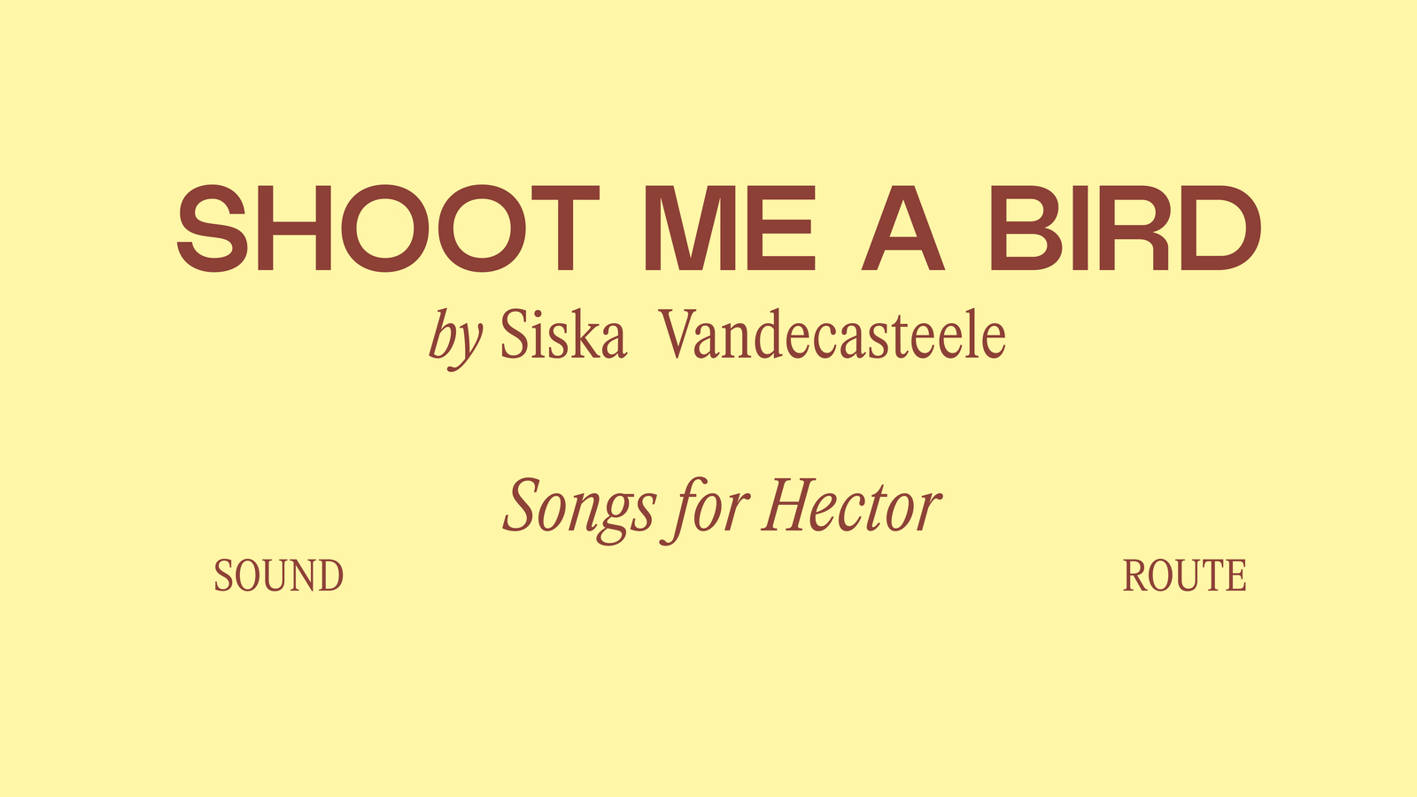 Songs for Hector