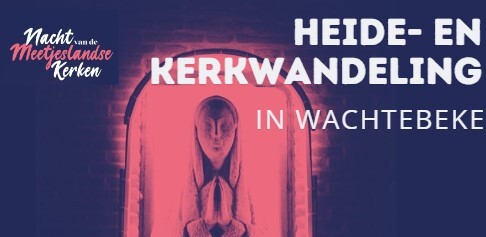 Heath and church walk in Wachtebeke